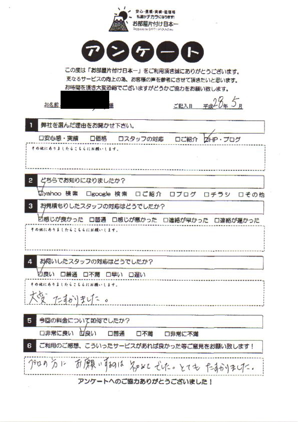 アンケート 150
