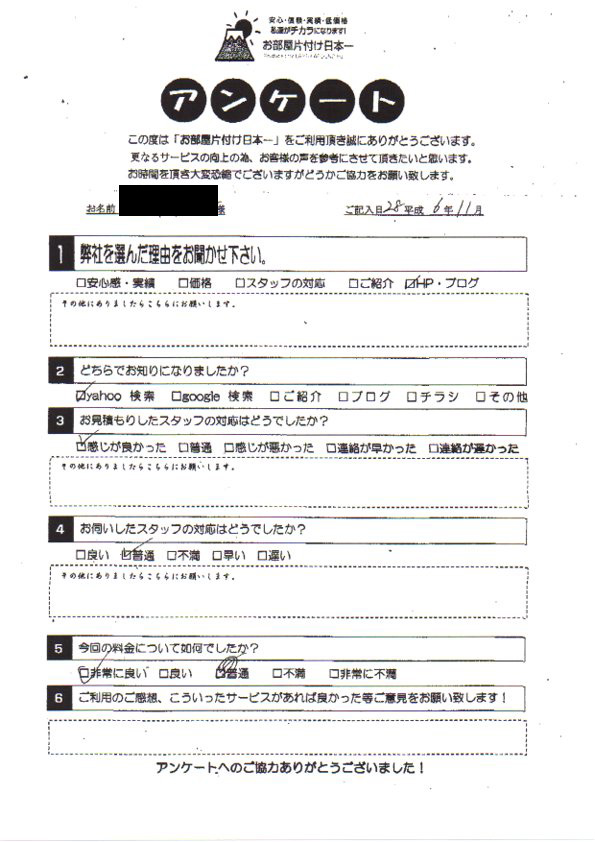 アンケート 160