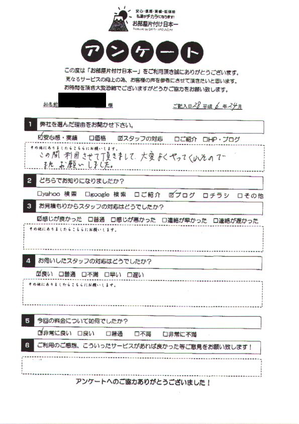 アンケート 163