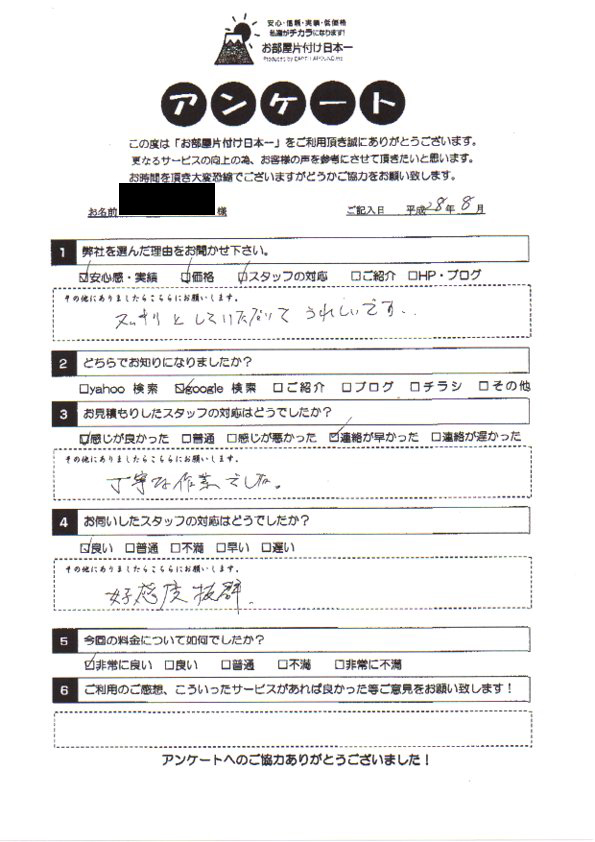 アンケート 200
