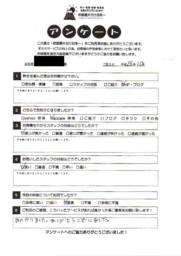 アンケート 246