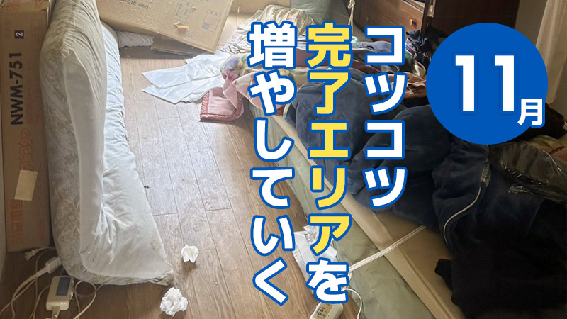 コツコツ完了エリアを増やしていく