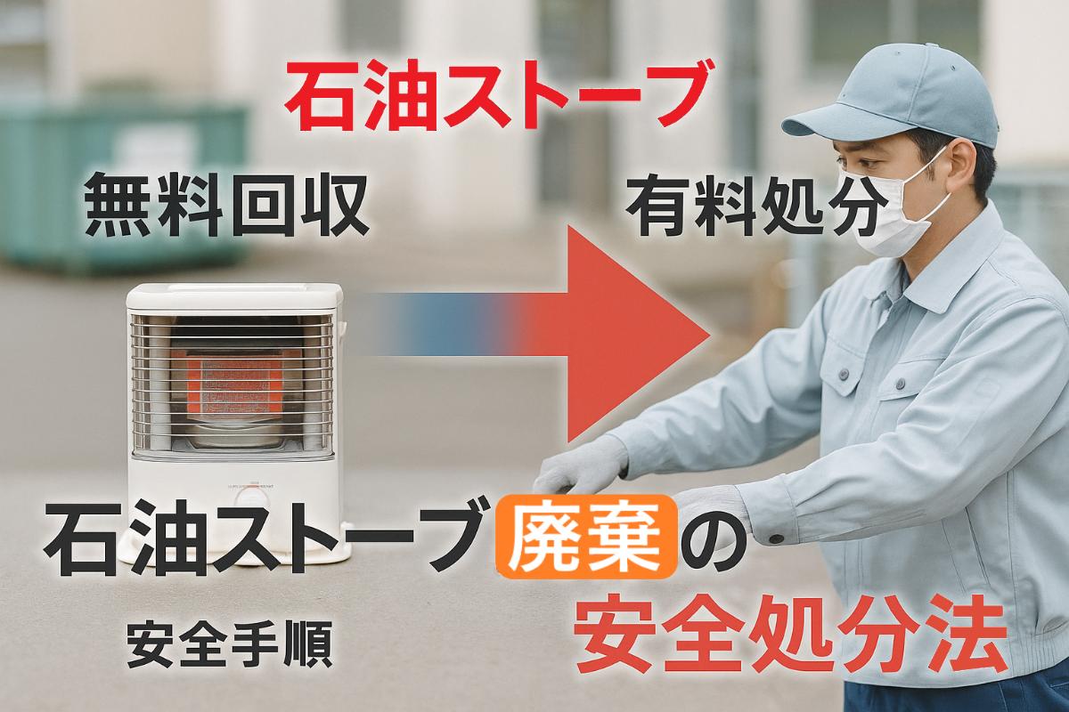 石油ストーブ廃棄の安全な処分方法と費用比較｜自治体回収や無料サービス・リユース活用法も解説