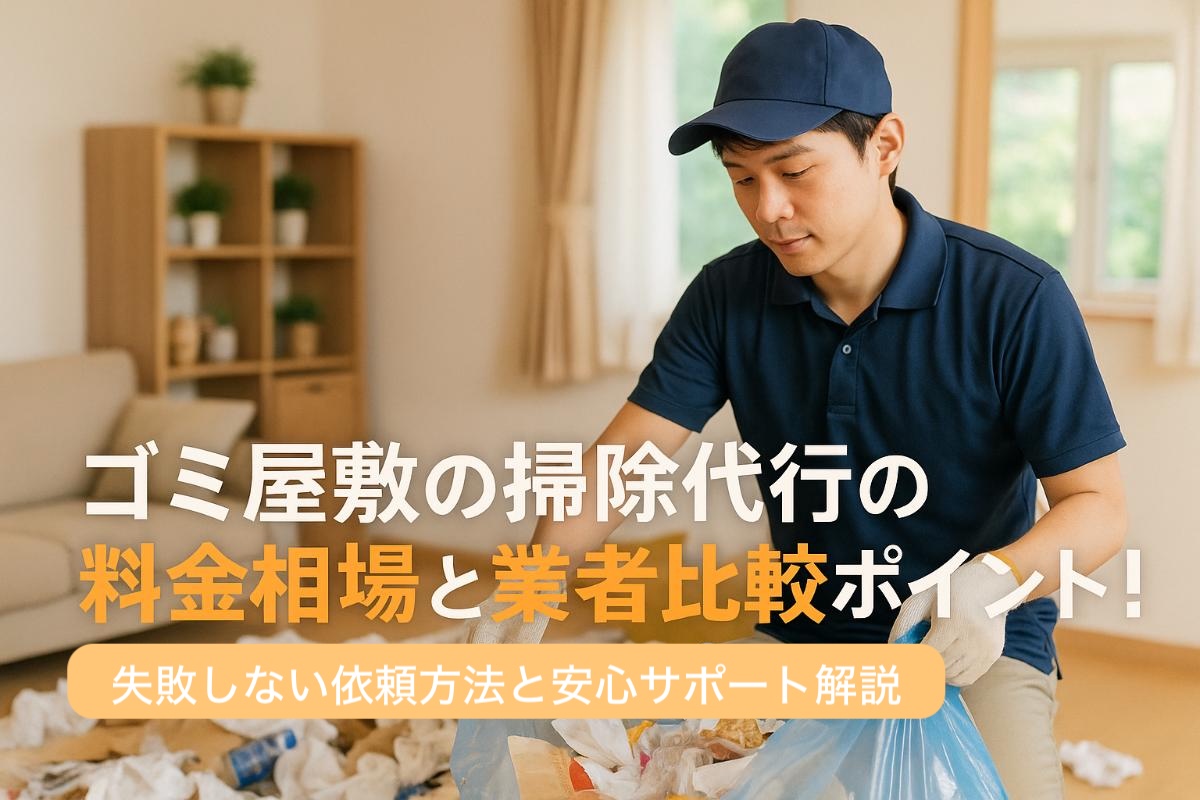 ゴミ屋敷の掃除代行の料金相場と業者比較ポイント！失敗しない依頼方法と安心サポート解説