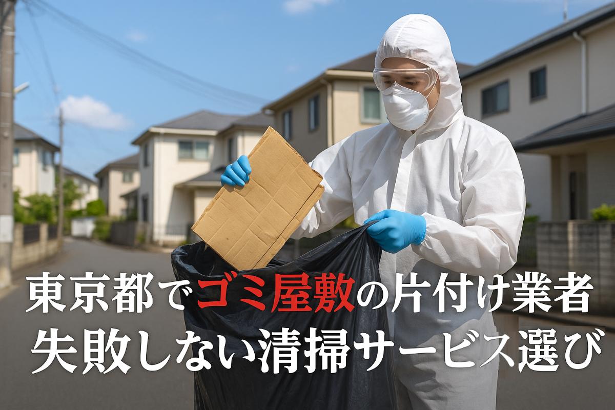 東京都でゴミ屋敷の片付け業者選び方と失敗しない清掃サービス徹底ガイド