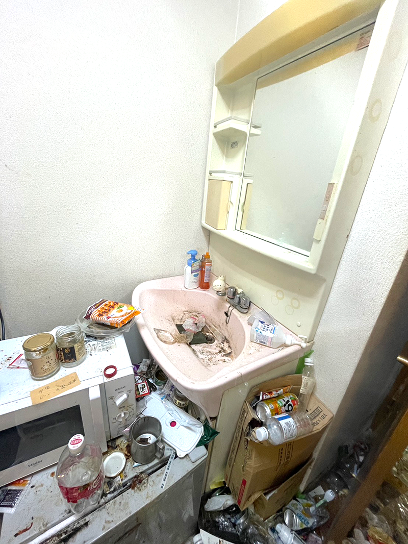 洗面台ビフォー