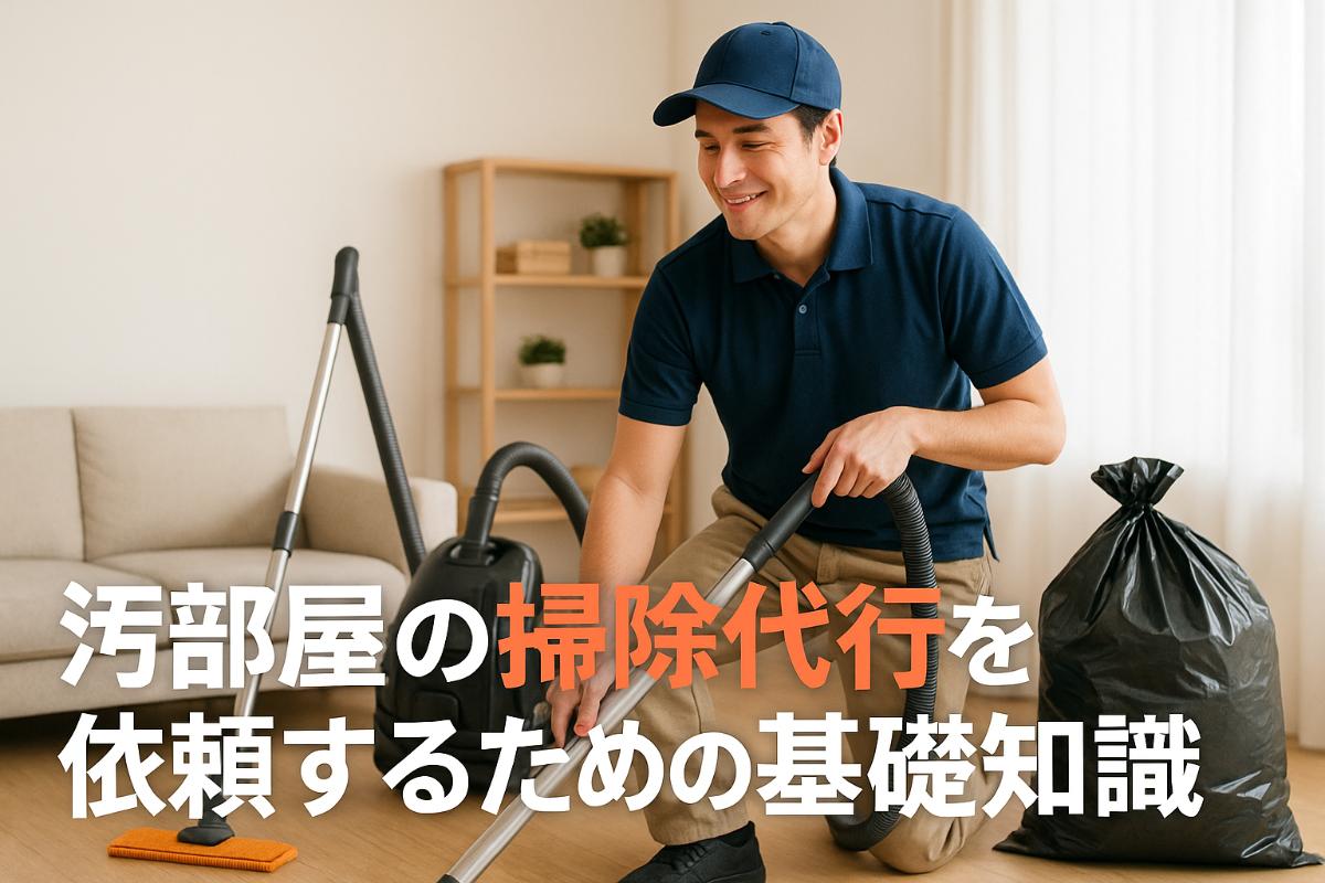 汚部屋の掃除代行を依頼するための知識を基礎から解説｜業者の選び方から依頼手順まで