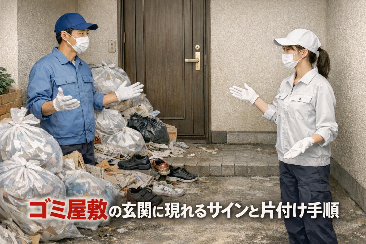 ゴミ屋敷の玄関に現れるサインと片付け手順を徹底解説！健康リスクや業者比較もわかる最強ガイド