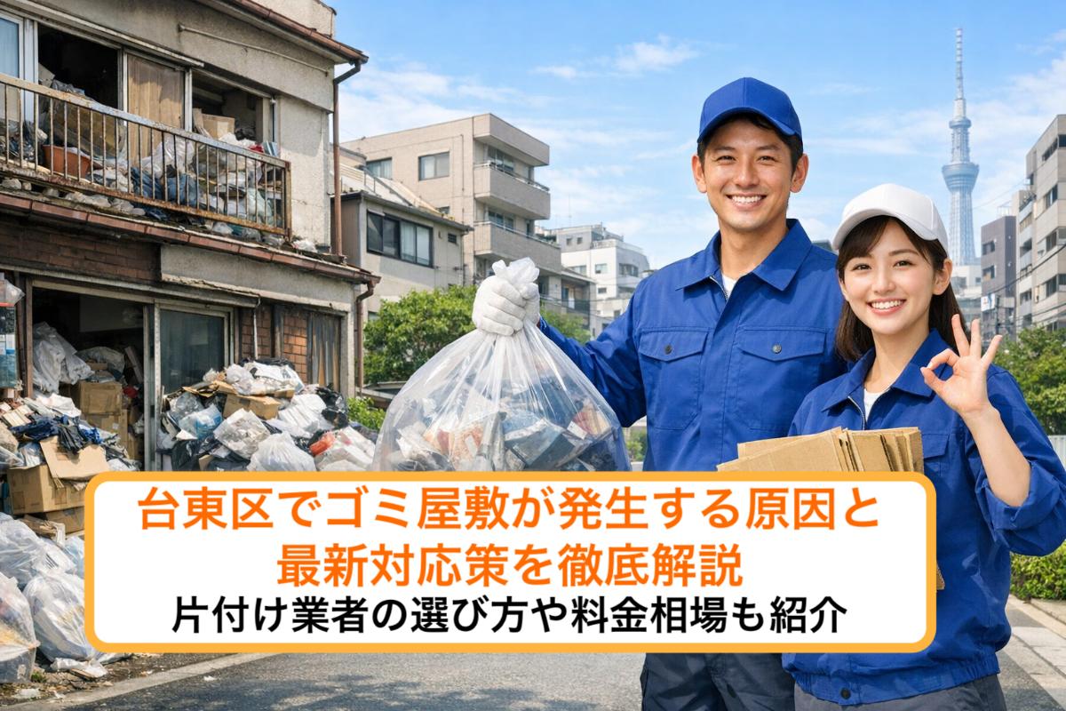 台東区でゴミ屋敷が発生する原因と最新対応策を徹底解説|片付け業者の選び方や料金相場も紹介