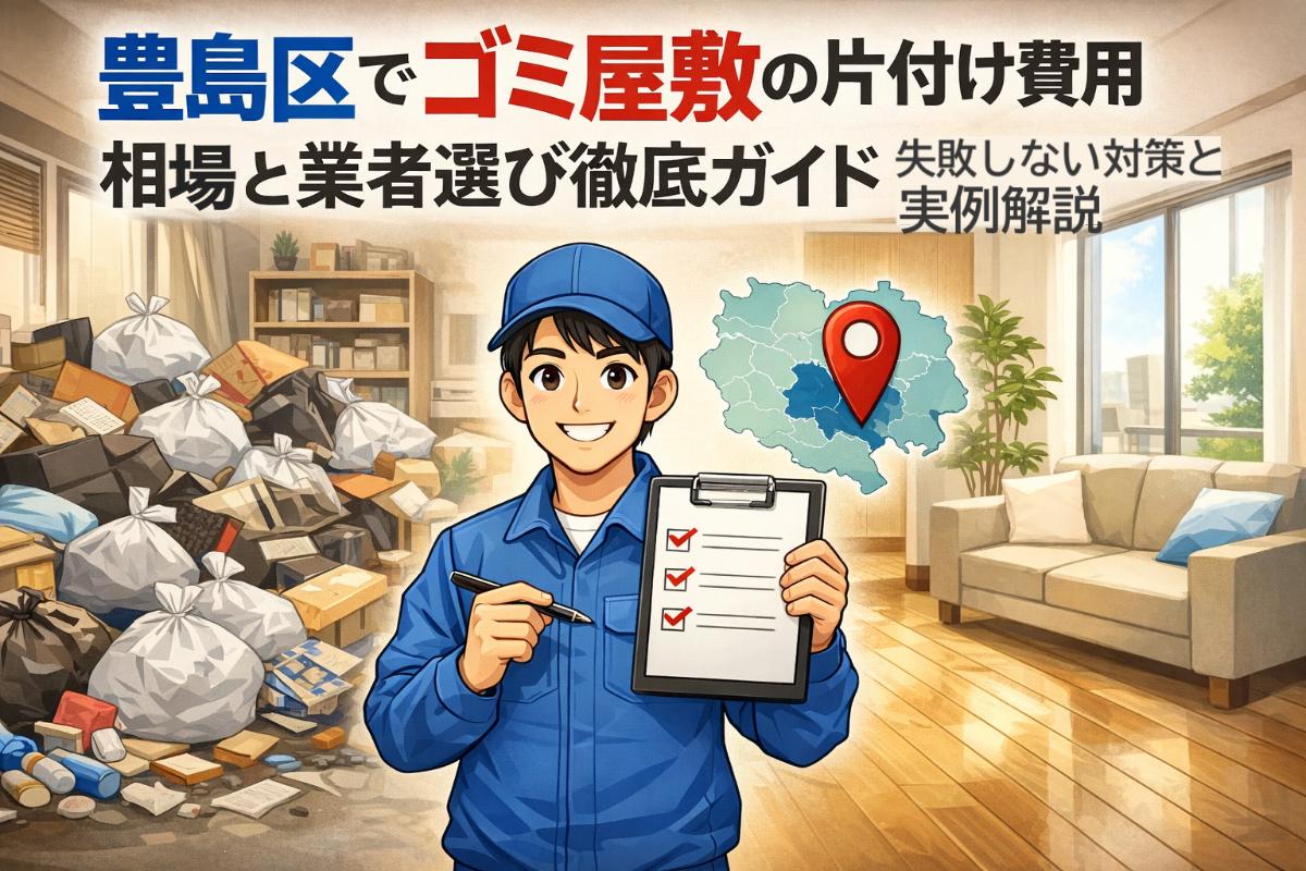 豊島区でゴミ屋敷の片付け費用相場と業者選び徹底ガイド【失敗しない対策と実例解説】